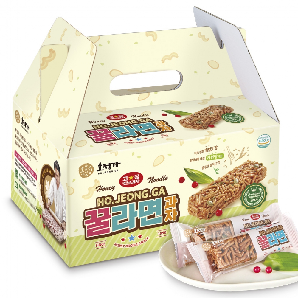 Hojeongga Honey Noodel Snack (Korean Traditional Snack) Set (400g)